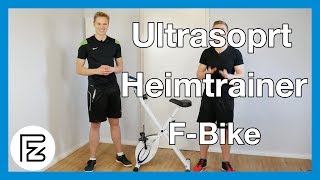 Ultrasport Heimtrainer F Bike im Test  Testsieger der günstigen Heimtrainer [upl. by Ronoel]