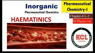 Heaamatinics  Anemia  Compounds of Iron L1 Ch4 Pharmaceutical ChemistryI DPharm 1st [upl. by Luna]