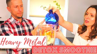 HEAVY METAL DETOX SMOOTHIE ▶▶ GESÜNDESTES Frühstück zur Ausleitung von Giftstoffen amp Schwermetall ▶▶ [upl. by Nagek]