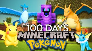 100 Days in PIXELMON [upl. by Ecnerrat]