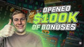 I spent 100K on the BEST Slot Bonuses I could think of [upl. by Sharity872]