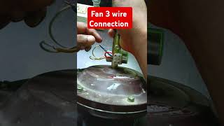 Fan 3 Wire Connection Keise Karen [upl. by Leong]