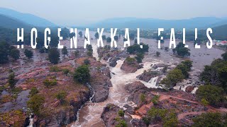 Hogenakkal Falls  Cinematic  Drone Video  Aerial View [upl. by Alial778]