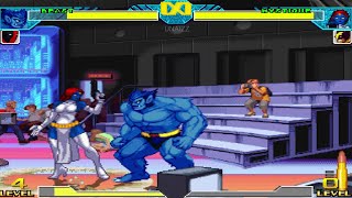 Beast amp Deadpool VS Mystique amp Wolverine I Marvel vs Capcom Maximum [upl. by Novaj919]