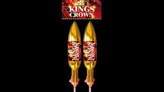 Primed Pyrotechnics  Kings Crown Rockets  13G Firework  Fireworks  UK  2023 [upl. by Diba]