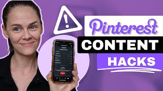 3 Hacks to Improve Your Pinterest Content [upl. by Aeki161]