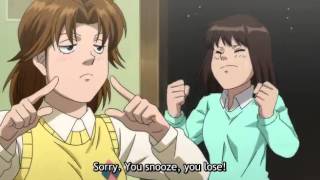 Hajime No Ippo Rising Funny Moment Kumi vs Nanako vs Mari part 1 [upl. by Lemej485]