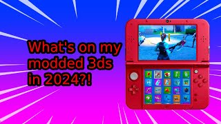 Whats on my Modded 3DS in 2024 300Games [upl. by Raskin]