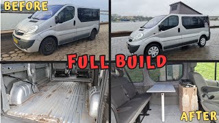 Opel Vivaro Camper conversion  2 months in 8 min  Very cheap conversion [upl. by Briant]