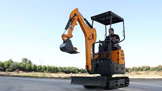 HT22 2 2 tonne compact excavator with Kubota engine [upl. by Anerom638]