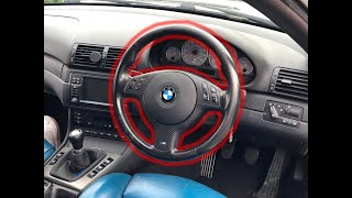 BMW E46E39 Lenkrad Ausbauen  MLenkrad Nachrüsten  DIY Tutorial für Anfänger Step by Step [upl. by Eilyak121]