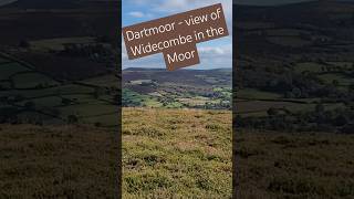 Widecombeinthe Moor views from Hameldown  Two Moors Way  Dartmoor [upl. by Eineeuq]