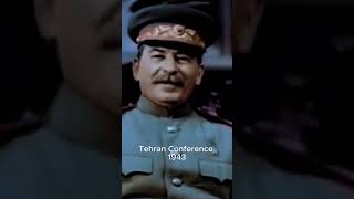 Tehran Conference 1943 Stalin Roosevelt amp Churchill Unite ww2 history [upl. by Kenneth]