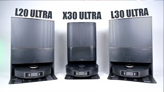 Dreame X30 Ultra vs L30 vs L20  Which is the Best Robot Vacuum Mop Combo [upl. by Haiel]