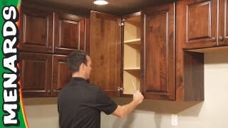 How To Install Kitchen Cabinets  Menards [upl. by Eecyac]