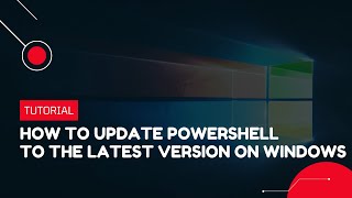 How to update PowerShell to the latest version on Windows  VPS Tutorial [upl. by Ysied]