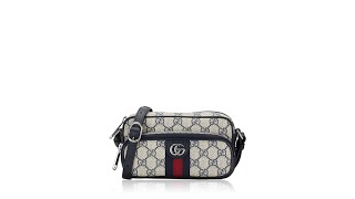 Gucci GG Ophidia Mini Crossbody Beige Blue [upl. by Yelac]