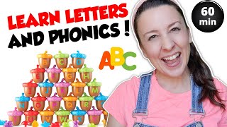 Learn The Alphabet Letters Phonics Song  Toddler Learning Video  Letter Sounds  Speech  ABCs [upl. by Shannon]