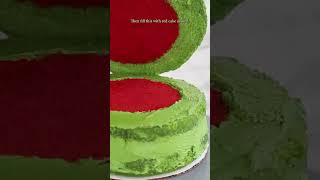 Grinch Cake  with a surprise inside [upl. by Swinton152]