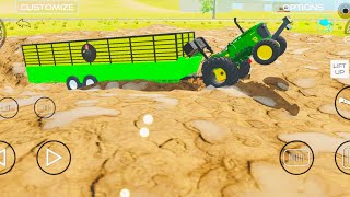 John Deere 5050 kiched fase hua hai Indian vechiel 3d simulatorTimelapse [upl. by Melodie]