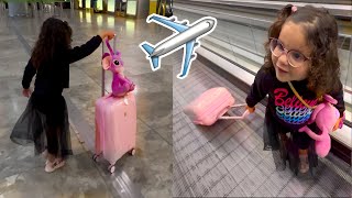 Bye 👋 je pars en vacances😍￼Amira et maman ✈️✈️￼ [upl. by Chase]