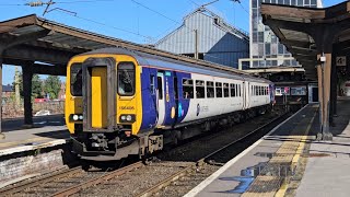 Northern 156406 Runs 2N83 Colne To Preston amp 2F44 Preston To Ormskirk At Preston WCML [upl. by Ahsille]