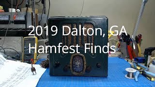 2019 Dalton Hamfest Finds [upl. by Hgeilhsa774]