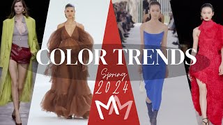 SpringSummer 2024 Fashion Color Trends [upl. by Nerty]