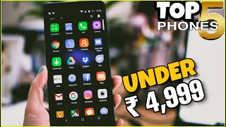 Top 5 Best 4G Smartphones under ₹ 5000 in 2020  4GB RAM  64GB ROM  5000 mAh Battery  Fingerprint [upl. by Wyatan575]