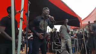 Agya koo singing Adofos song live  sir Johns funeral [upl. by Animaj]