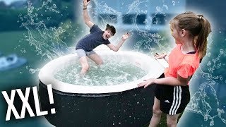 Eigener RIESEN WHIRLPOOL mit Lea und Tim [upl. by Kono]