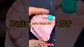 Dental Laboratory Technician 💪 art dentalclinic shortvideo youtubeshorts shortfeed google [upl. by Enelrae]