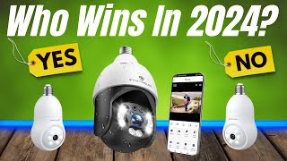 Best Light Bulb Security Cameras 2024  The Only 3 You Should Consider Today [upl. by Ayotaj]