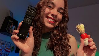 ASMR  Fazendo sua barba💈 [upl. by Amada]