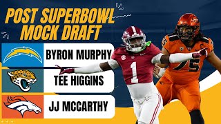 NFL MOCK DRAFT 2024 WITH TRADES [upl. by Lieno959]