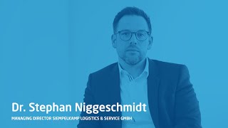 Siempelkamp Logistics amp Service GmbH – 10th anniversary An Interview with Dr Stephan Niggeschmidt [upl. by Nahsar202]