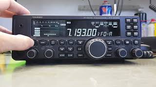 YAESU FT450D FULL RESET [upl. by Lynnet]