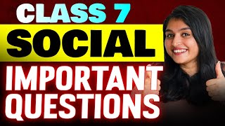 Class 7 Social  Power To the People  Very Sure Questions  Exam winner [upl. by Llenrep]