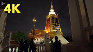 4K  Wat Dhammamongkol on Visakha Bucha Day  Bangkok [upl. by Barri]