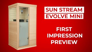 SunStream Evolve Mini Infrared Sauna First Impressions Perfect Minimalist Option [upl. by Myrtle626]