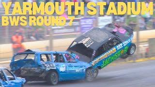 Unlimited Banger Racing  BWS Round 7  Yarmouth Stadium  July 2024 [upl. by Nonek704]