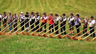 10 Internationales Alphorntreffen 2023 am Feldberg  1 Auftritt des Gesamtchors  Hochschwarzwald [upl. by Hortensia]