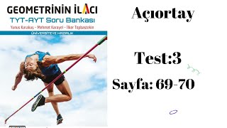 ACİL YAYINLARI GEOMETRİNİN İLACI TYT—AYT SORU BANKASI Açıortay test3 [upl. by Anigriv]