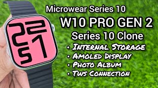 W10 PRO SMARTWATCH  Microwear W10 Pro Gen 2 Smartwatch [upl. by Adnaerb]