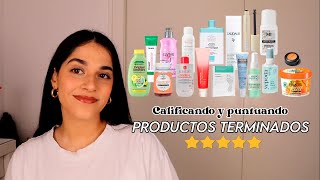 CALIFICANDO y PUNTUANDO PRODUCTOS TERMINADOS  CABELLO SKINCARE MAQUILLAJE Y CUIDADO PERSONAL [upl. by Novehc]