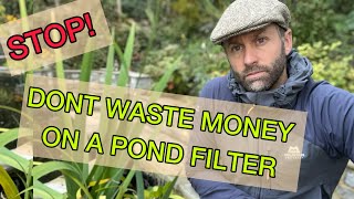 DIY KOI POND FILTER SYSTEM  cheap and easy  crystal clear water EVERY TIME 💦🐠 [upl. by Lladnyk261]