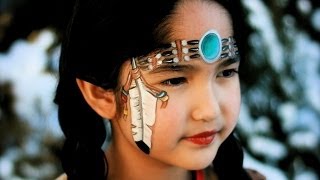 Indianerin schminken  Indianerin Pocahontas Kinderschminken Anleitung für Fasching [upl. by Tamiko776]