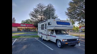 1992 Toyota Winnebago Warrior Walkthrough Restored [upl. by Oidale621]