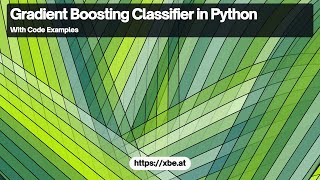 Gradient Boosting Classifier in Python [upl. by Joiner470]