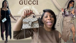 Unboxing • Gucci Dionysus top handle Review • What Fits Inside [upl. by Nolyk190]